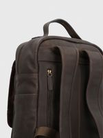 Mochila Cuero Hombre Th Froggatt Back Café Hush Puppies