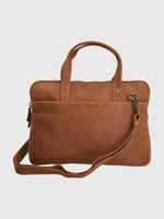 Maletin Cuero Unisex Th Freddie Café Hush Puppies
