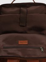 Mochila Cuero Hombre Om Fagan Back Café Hush Puppies