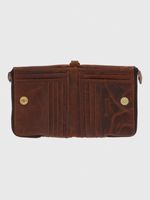 Billetera Cuero Hombre St Felton Zipcard Café Hush Puppies