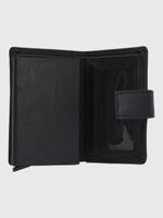 Tarjetero Cuero Hombre Ty Cardslide Negro Hush Puppies