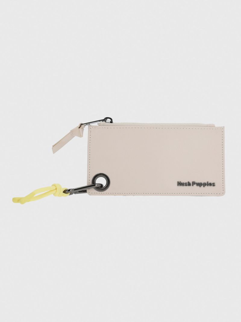 Tarjetero Ecocuero Mujer Rutter Cardholder Beige/Crudo Hush Puppies