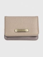Billetera Ecocuero Mujer Metal Flap Wallet Metalizado Hush Puppies