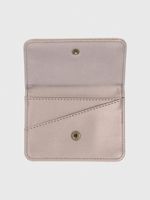 Billetera Ecocuero Mujer Metal Flap Wallet Metalizado Hush Puppies