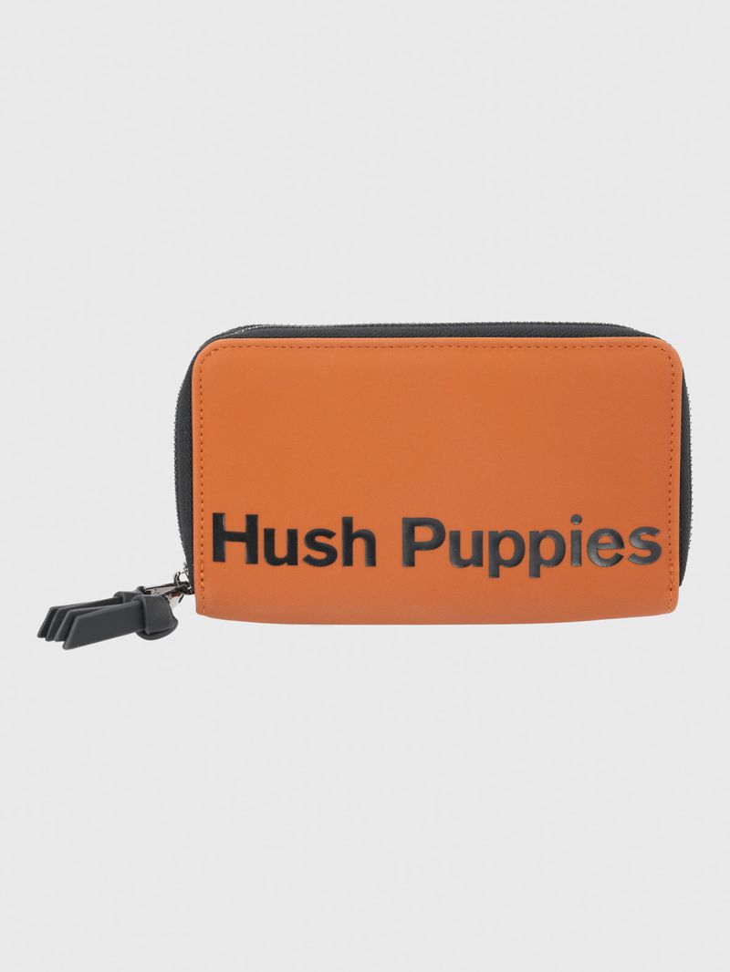 Billetera Ecocuero Mujer Harris Wallet Naranjo Hush Puppies