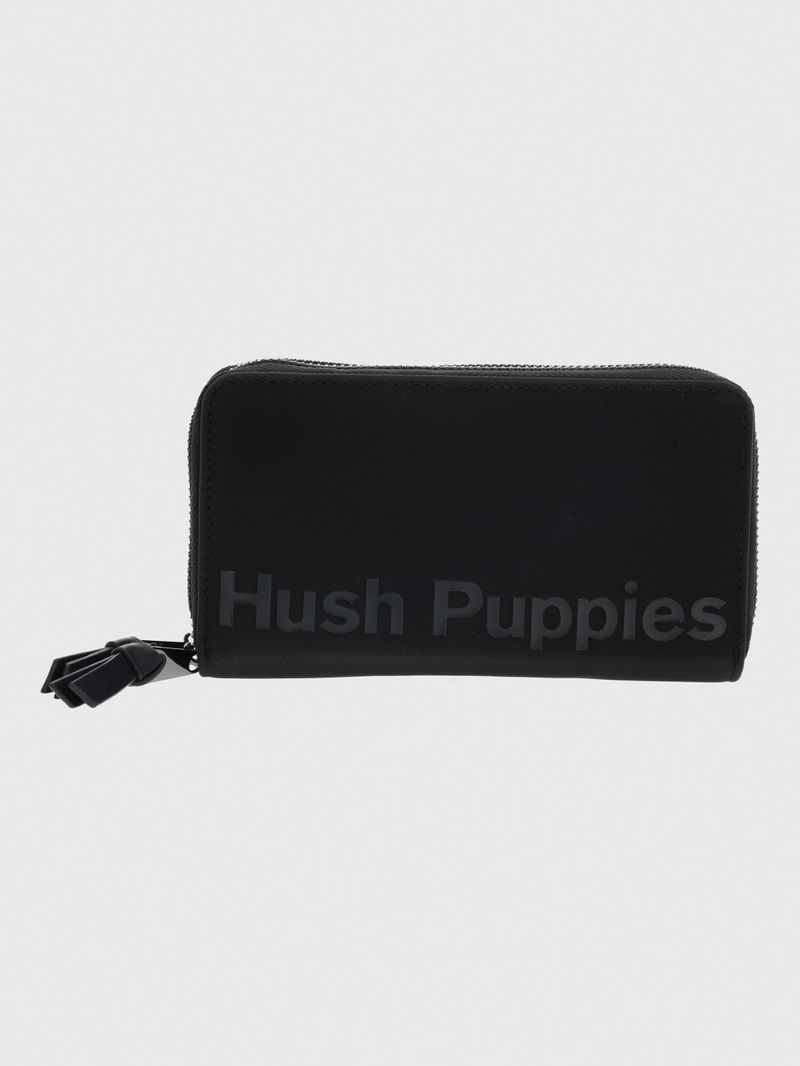 Billetera Ecocuero Mujer Harris Wallet Negro Hush Puppies