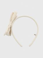 Cintillo Algodón Niña Hpk Bow Headband Beige/Crudo Hush Puppies