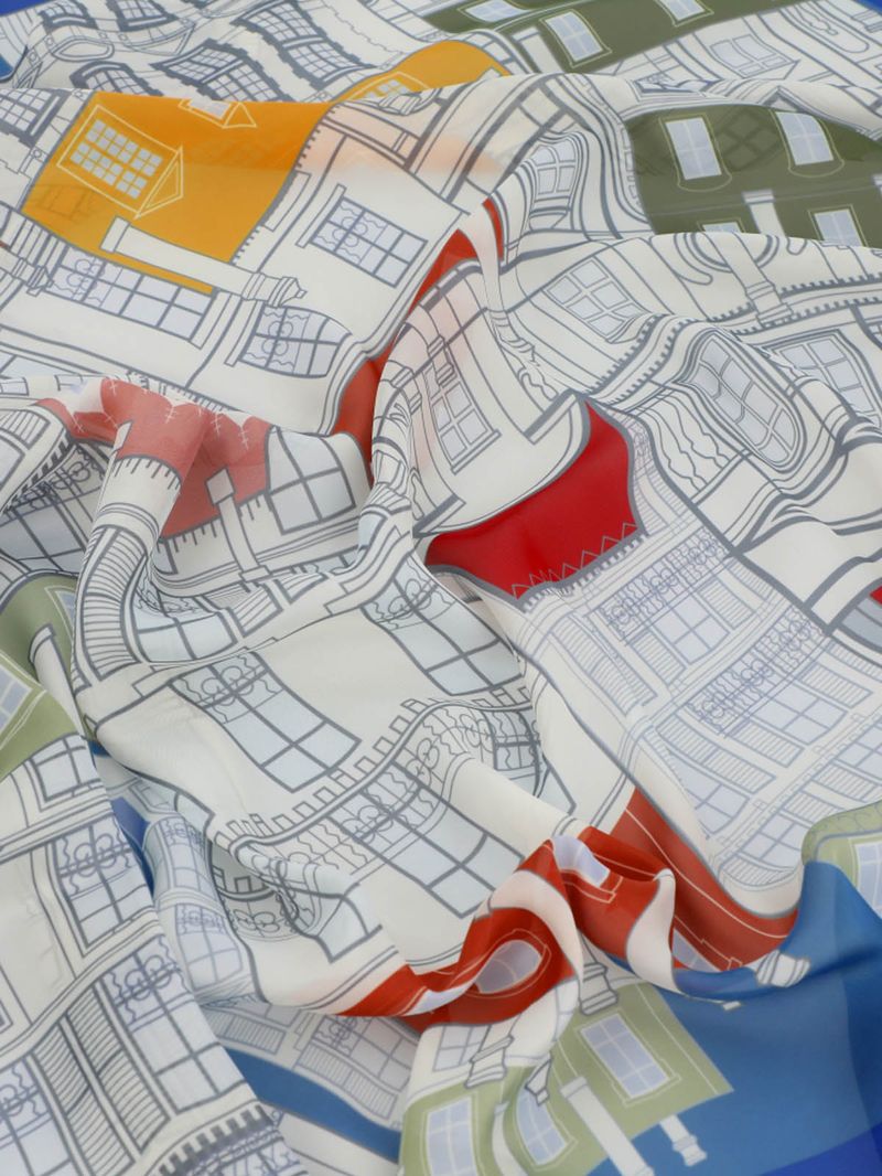 Pañuelo  Mujer Hp Scarf Houses Multicolor Hush Puppies