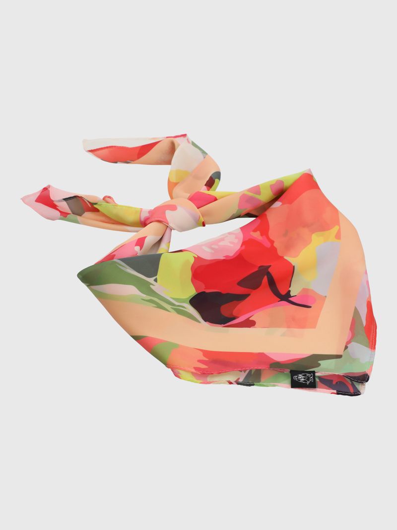 Pañuelo  Mujer Hp Scarf Flowers Multicolor Hush Puppies
