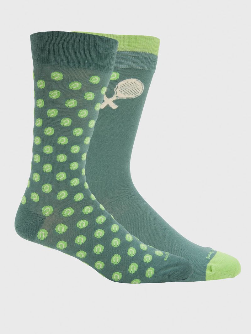 Calcetin Algodón Hombre Diff Paddle Verde Hush Puppies