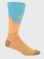 Calcetin Algodón Hombre Diff Moto Beige/Crudo Hush Puppies