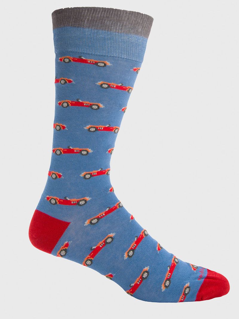 Calcetin Algodón Hombre C Convertible Azul Hush Puppies