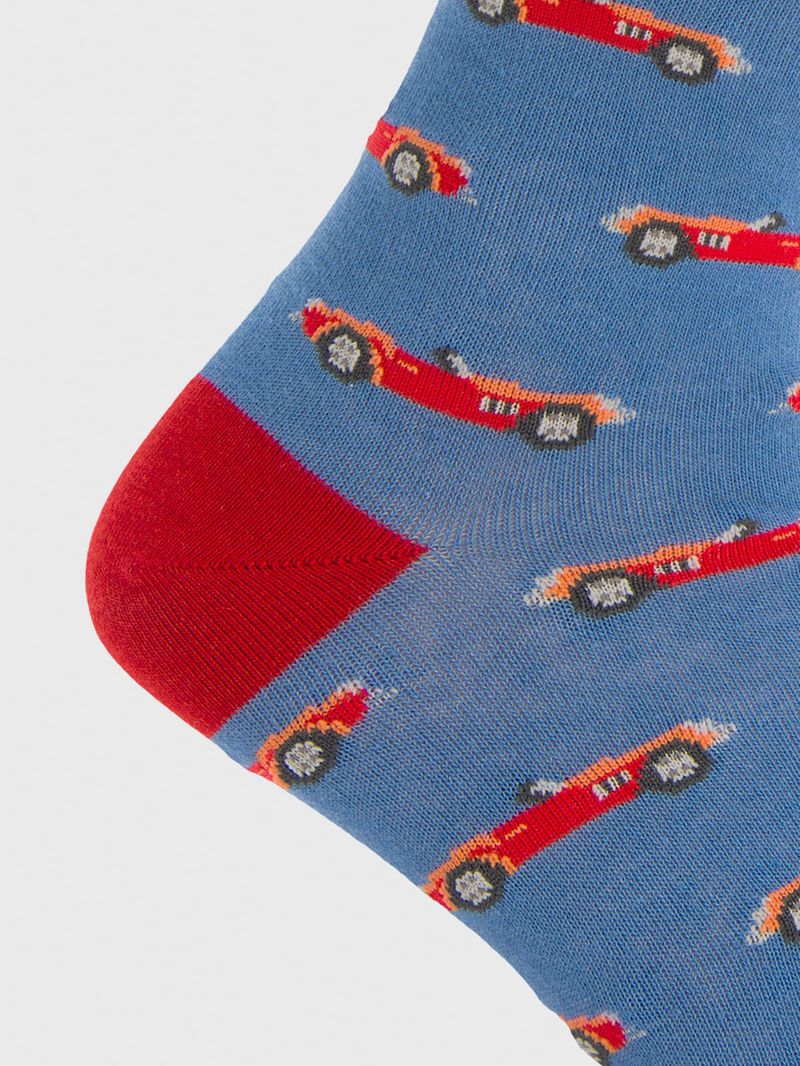 Calcetin Algodón Hombre C Convertible Azul Hush Puppies