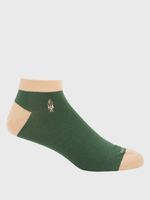 Calcetin Algodón Hombre Ped Plain Dog Verde Hush Puppies
