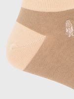 Calcetin Algodón Hombre Ped Plain Dog Beige/Crudo Hush Puppies