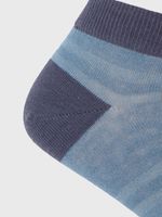 Calcetin Algodón Hombre Ped Multiline Azul Hush Puppies