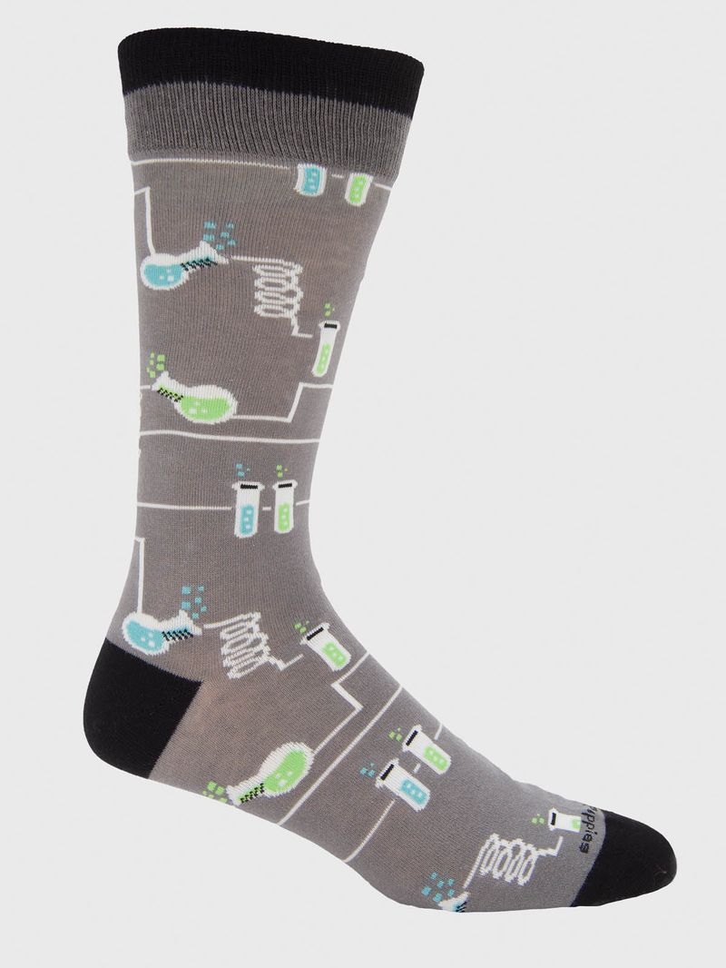 Calcetin Algodón Hombre C Chemical Gris Hush Puppies