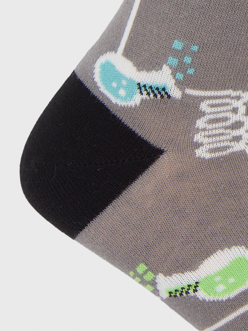 Calcetin Algodón Hombre C Chemical Gris Hush Puppies