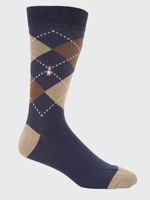 Calcetin Algodón Hombre C Diamond Azul Hush Puppies