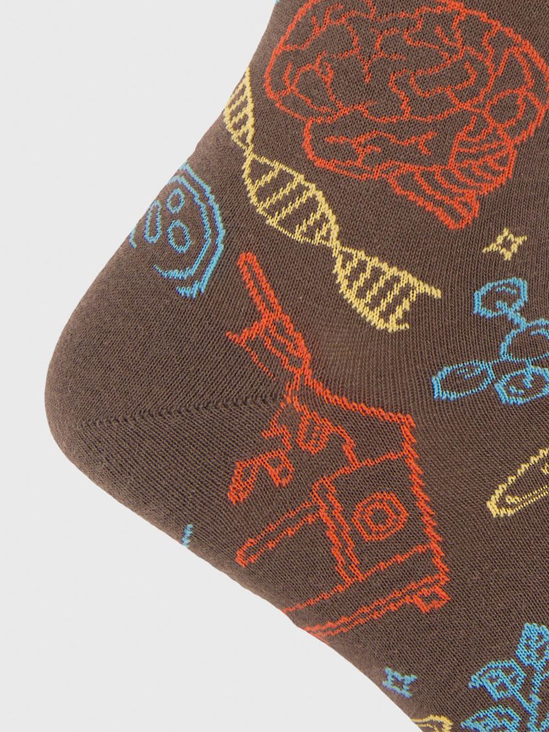 Calcetin Algodón Hombre C Science Café Hush Puppies