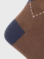 Calcetin Algodón Hombre C Diamond Café Hush Puppies