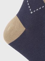 Calcetin Algodón Hombre C Diamond Azul Hush Puppies