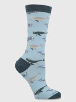 Calcetin Algodón Mujer Diff Ocean Azul Hush Puppies