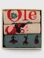 Calcetin Algodón Mujer Pack Gift Spain Multicolor Hush Puppies