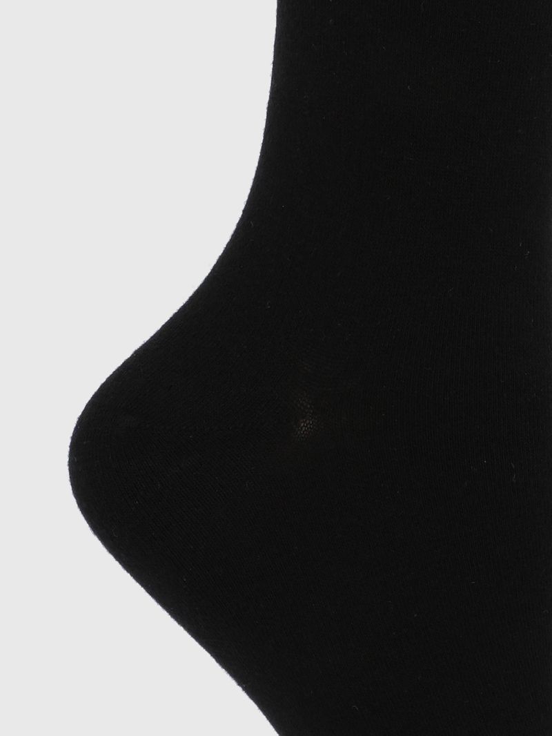 Calcetin Algodón Mujer C Cuff Classic Negro Hush Puppies