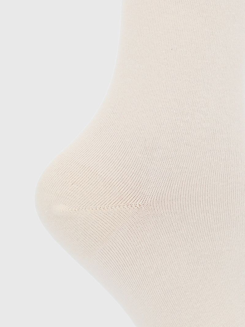 Calcetin Algodón Mujer C Cuff Classic Beige/Crudo Hush Puppies