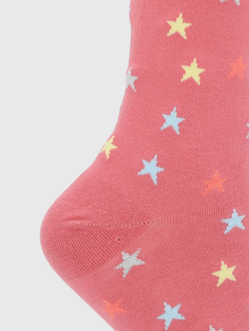 Calcetin Algodón Mujer C Cuff Star Rosado Hush Puppies