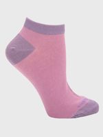 Calcetin Algodón Mujer Ped Liso Morado Hush Puppies
