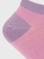 Calcetin Algodón Mujer Ped Liso Morado Hush Puppies