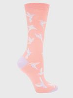Calcetin Algodón Mujer C Cuff Colibri Rosado Hush Puppies
