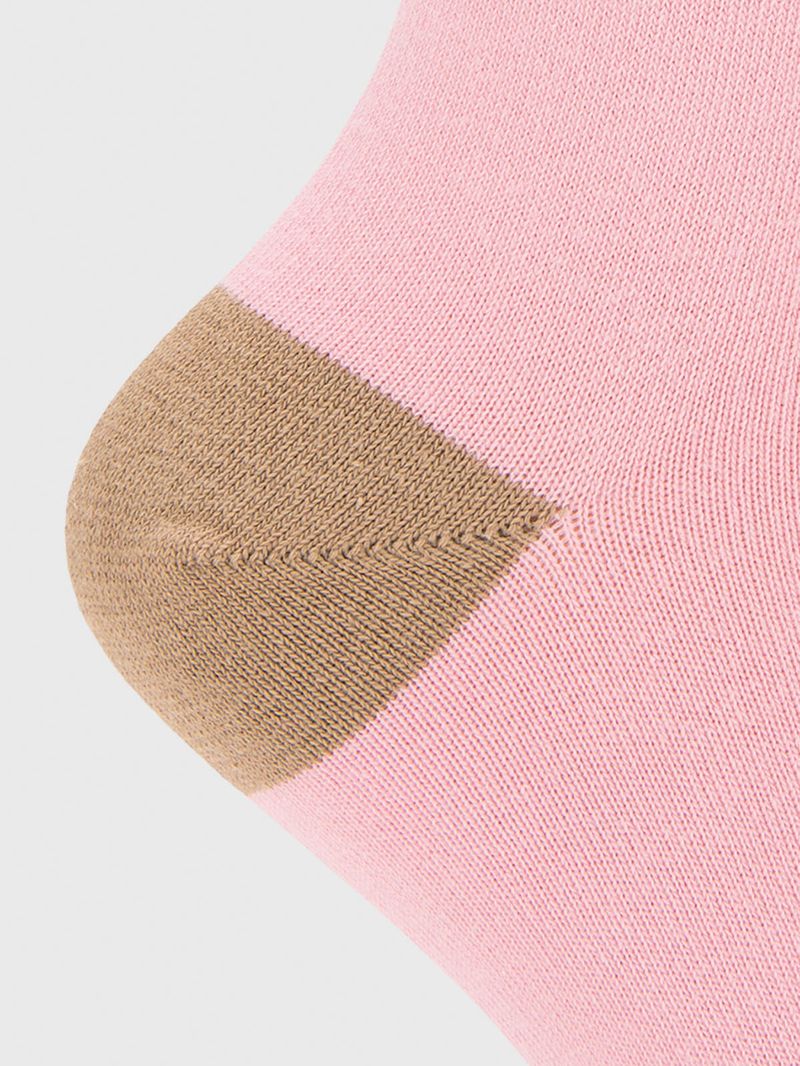 Calcetin Algodón Mujer C Cuff Plain Rosado Hush Puppies
