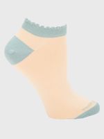 Calcetin Algodón Mujer Ped St Clasico Beige/Crudo Hush Puppies