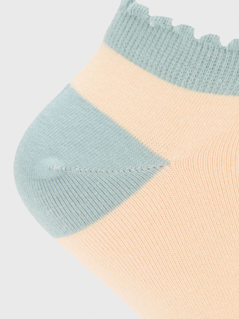 Calcetin Algodón Mujer Ped St Clasico Beige/Crudo Hush Puppies