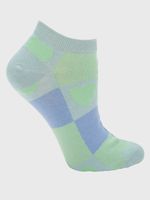 Calcetin Algodón Mujer Ped Heart Azul Hush Puppies