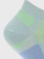 Calcetin Algodón Mujer Ped Heart Azul Hush Puppies