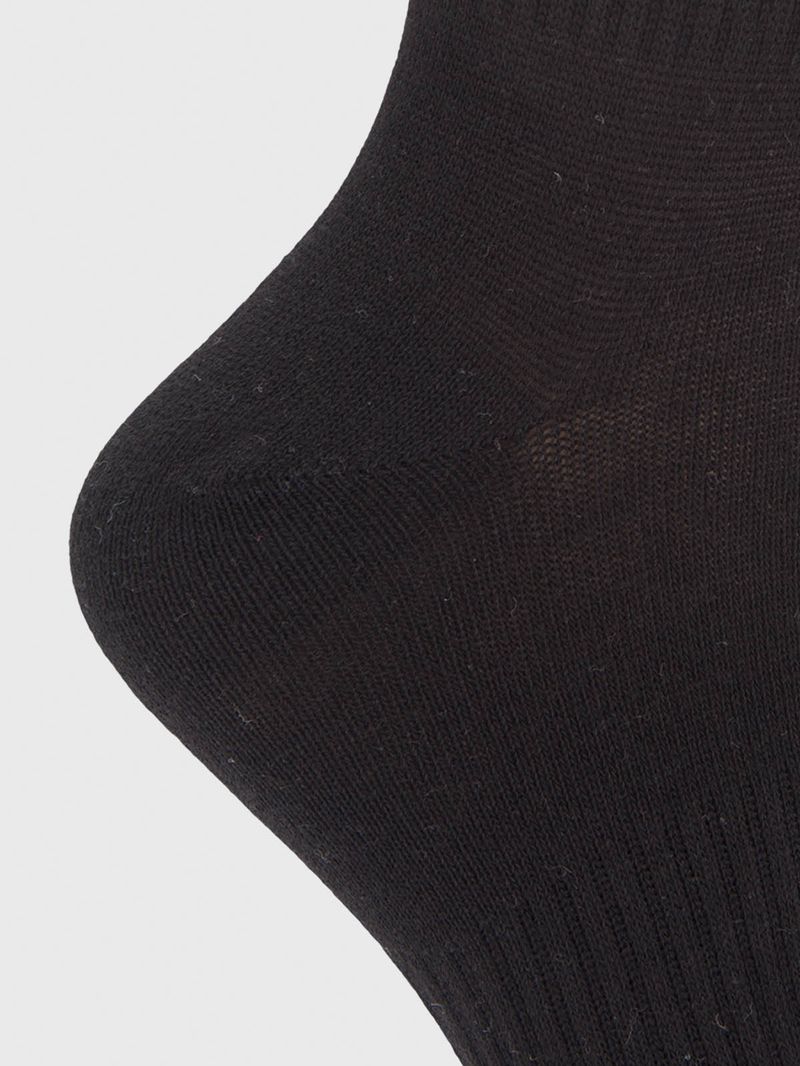 Calcetin Algodón Mujer Mc Clasico Negro Hush Puppies