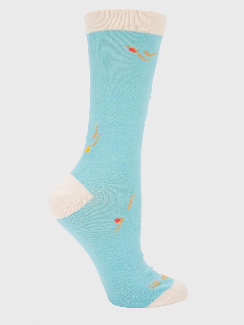 Calcetin Algodón Mujer C Swim Azul Hush Puppies