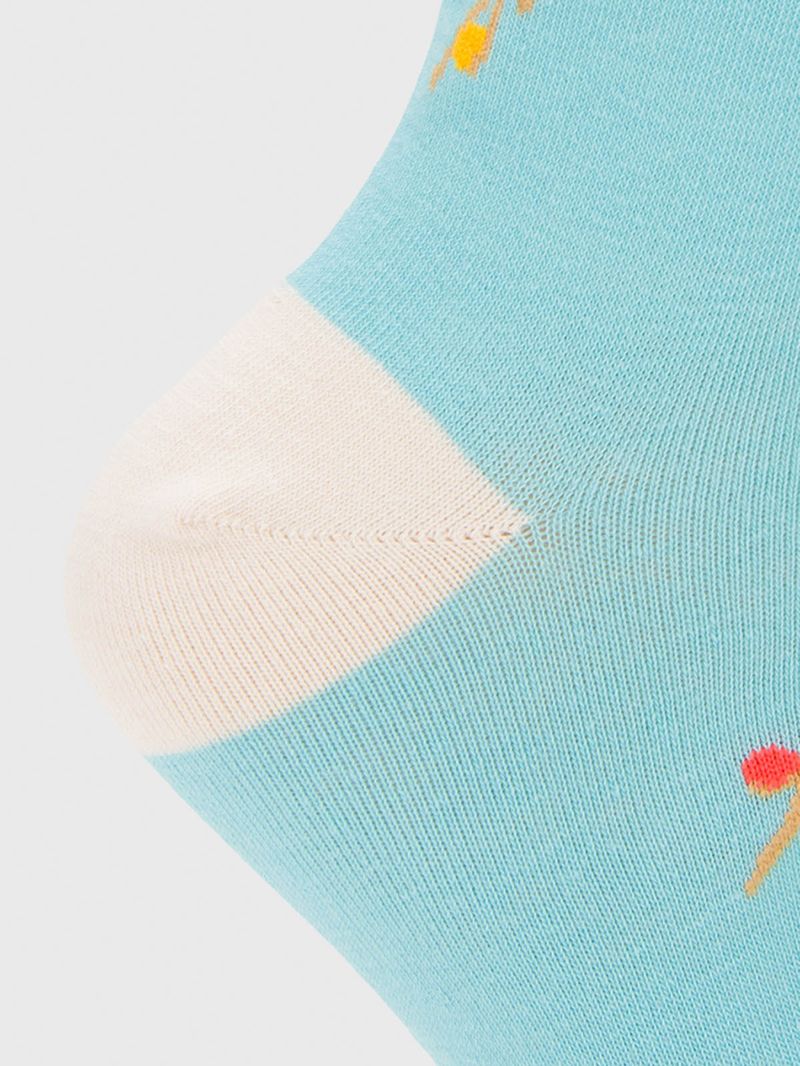 Calcetin Algodón Mujer C Swim Azul Hush Puppies