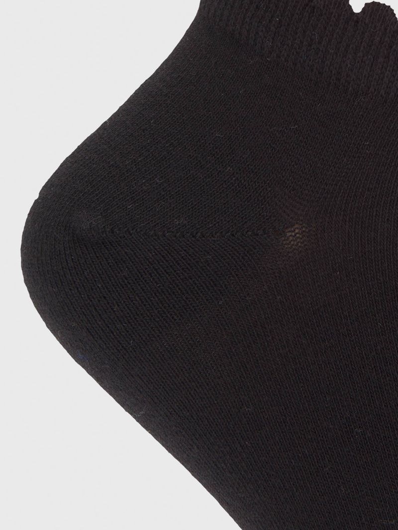 Calcetin Algodón Mujer Ped St Plain Negro Hush Puppies