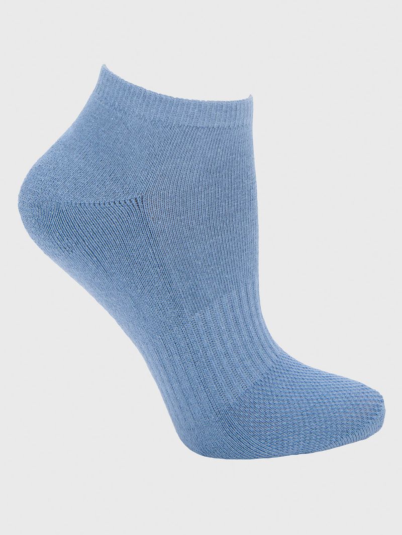 Calcetin Algodón Mujer Ped Sport Azul Hush Puppies