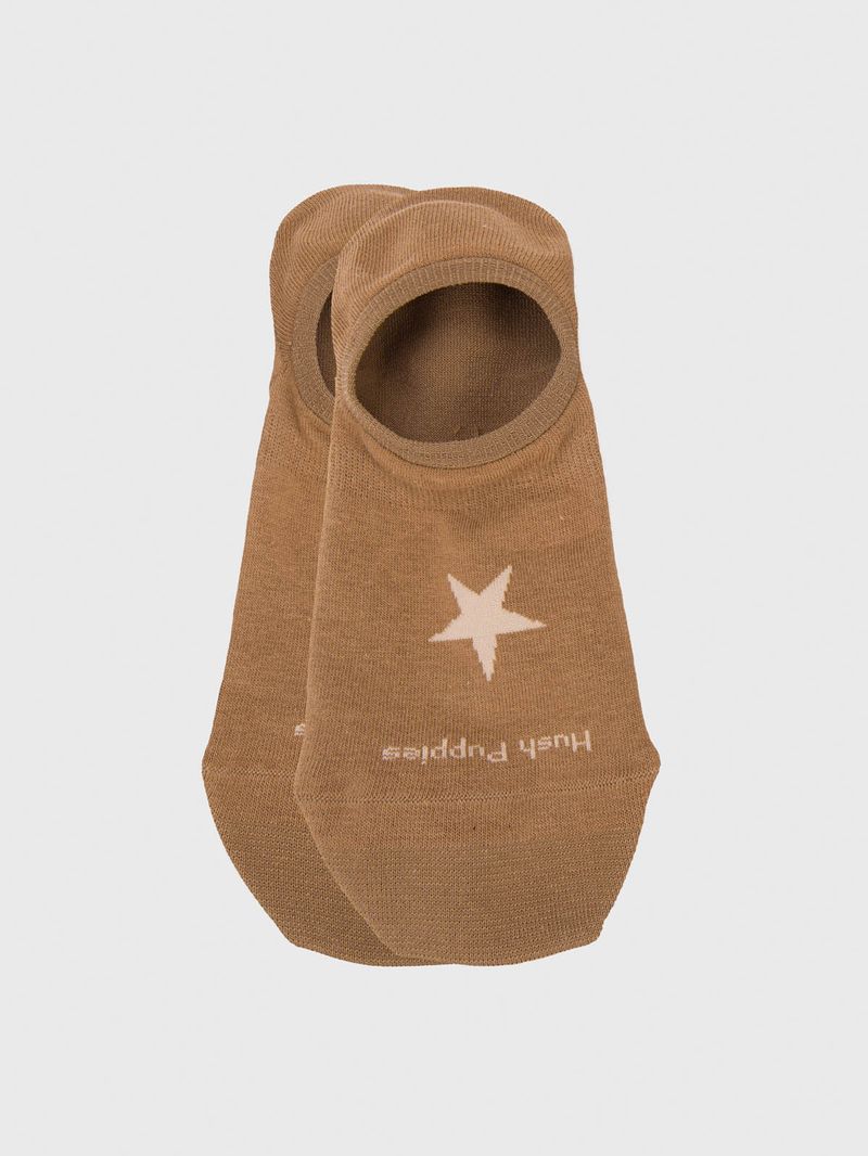 Calcetin Algodón Mujer Inv S Star Beige/Crudo Hush Puppies