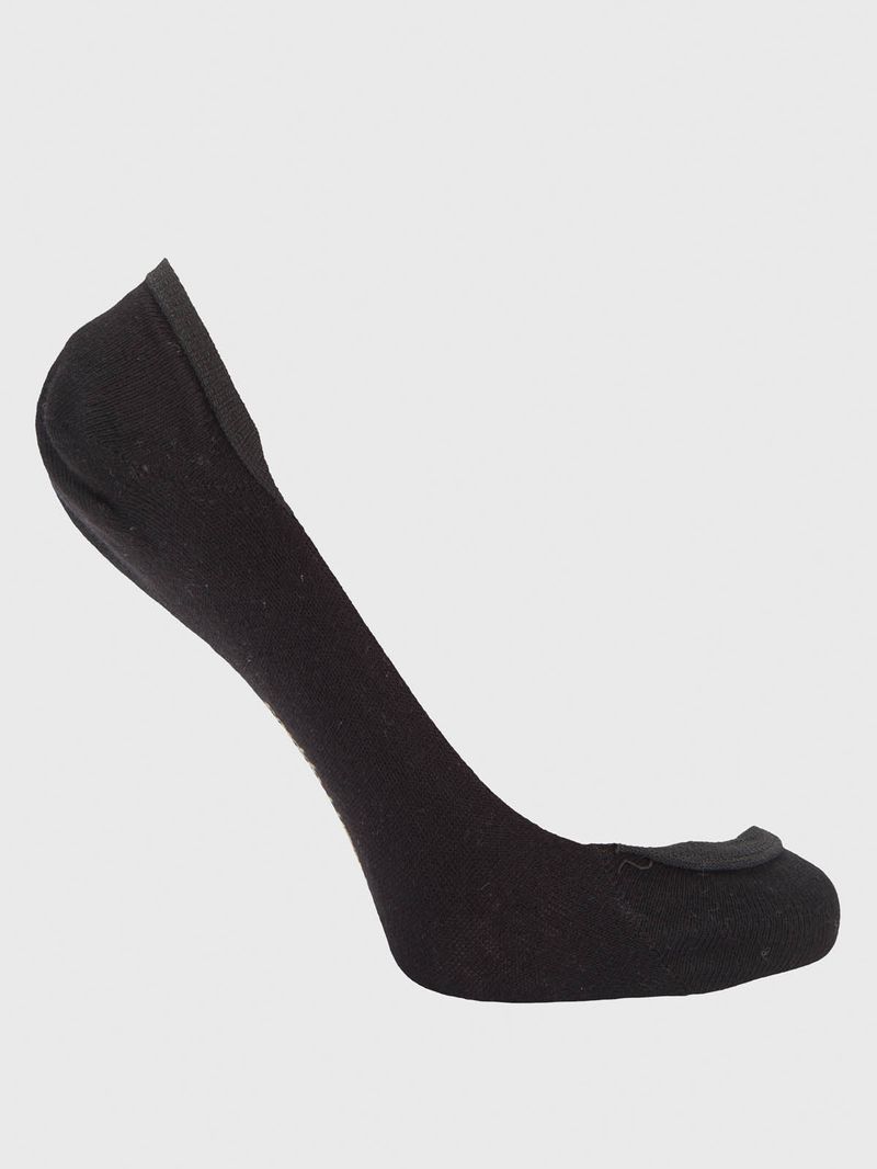 Calcetin Algodón Mujer Inv B Guille Negro Hush Puppies