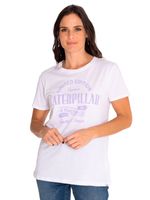 Polera Manga Corta Casual Mujer W Historic Tradition Graphic Tee 1 Blanco Cat