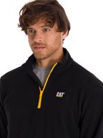 Polar Casual Hombre MICROFLEECE QUARTER ZIP NEGRO CAT