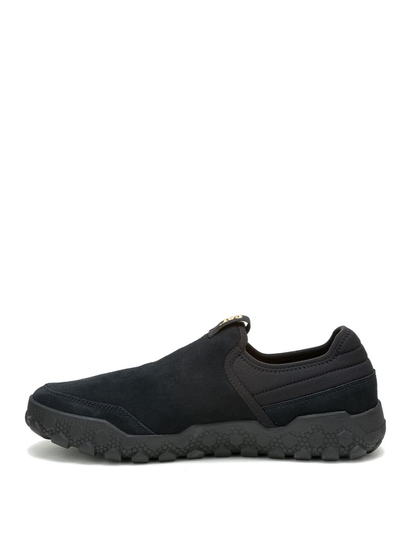 Slip On Gamuza Hombre Hex + Negro Cat