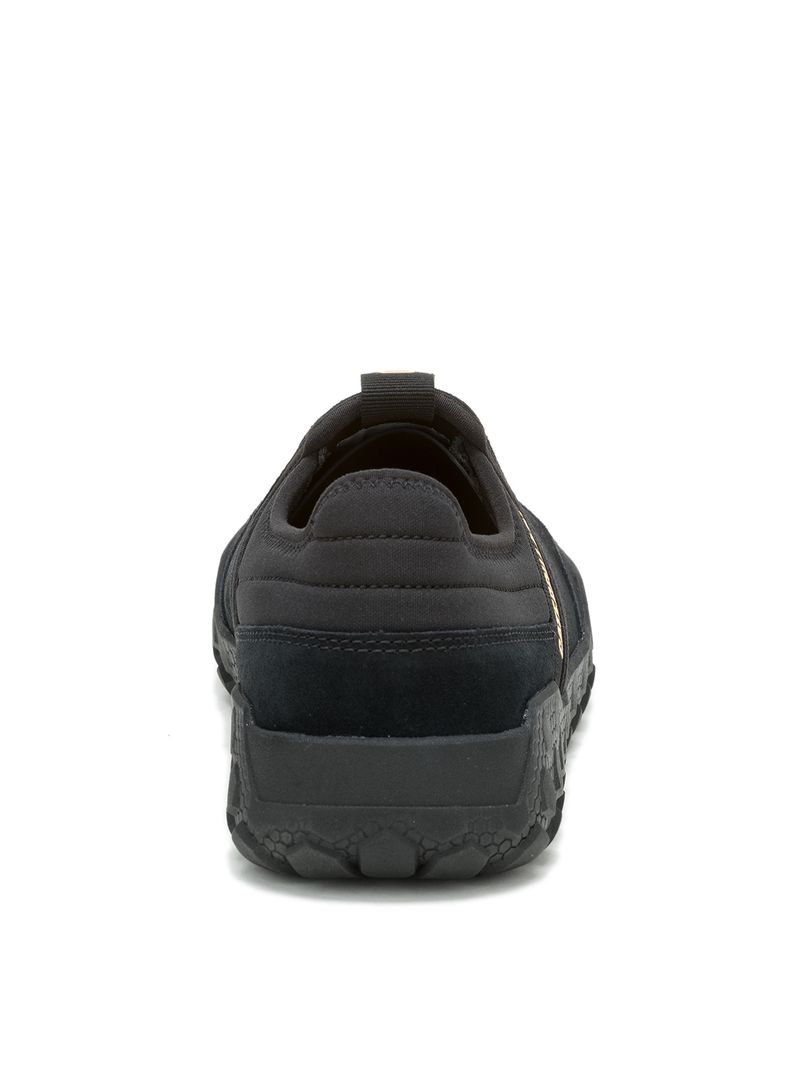 Slip On Gamuza Hombre Hex + Negro Cat